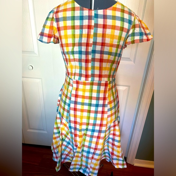 Fit and Flare Summer Gingham dress - Picture 8 of 15